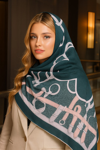 روسری حریر نخ قواره ۱۱۰
