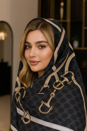 روسری حریر ابریشم قواره ۱۳۰