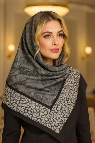 روسری نخی ژاکاردوارداتی برند قواره ۱۱۰