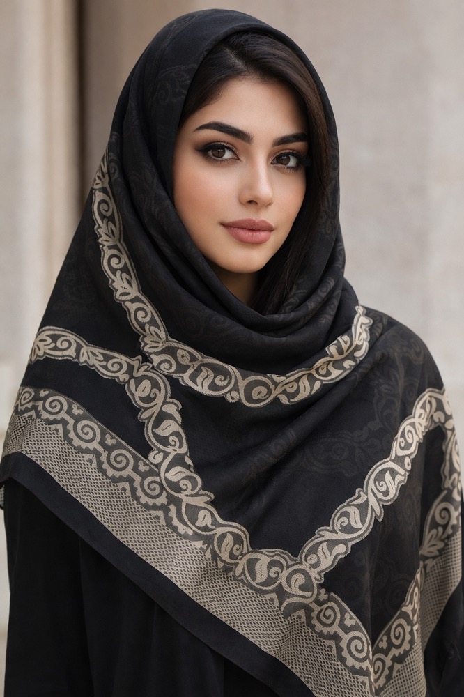 روسری دووره وارداتی  آستک بواره ۱۳۰