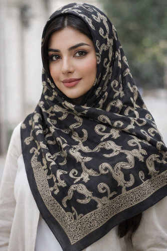 روسری دووره وارداتی آستک قواره ۱۳۰