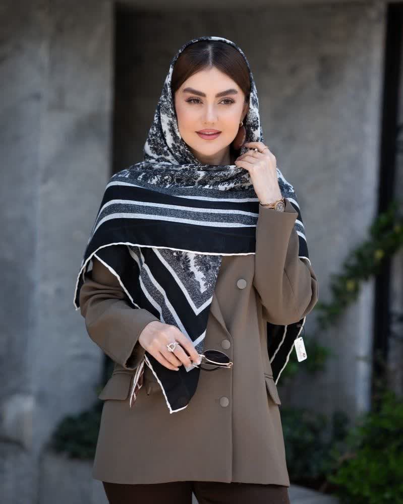 روسری نخ‌پنبه   اعلا برند قواره ۱۲۰