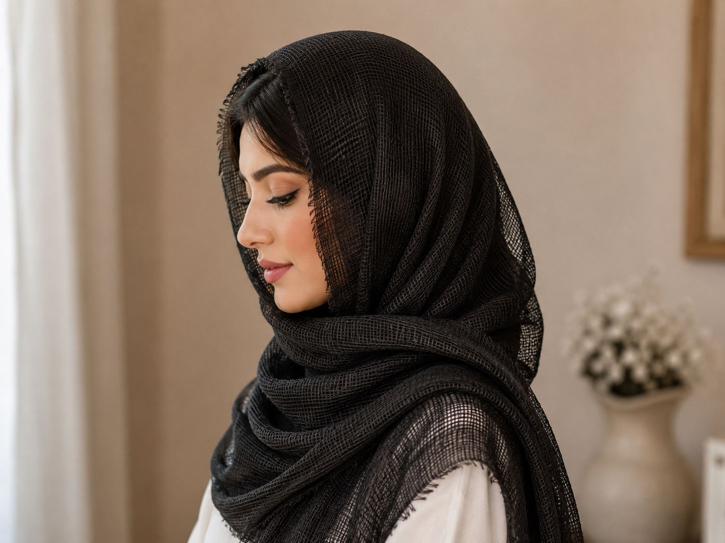 شال حصیری کنفی اور جینال