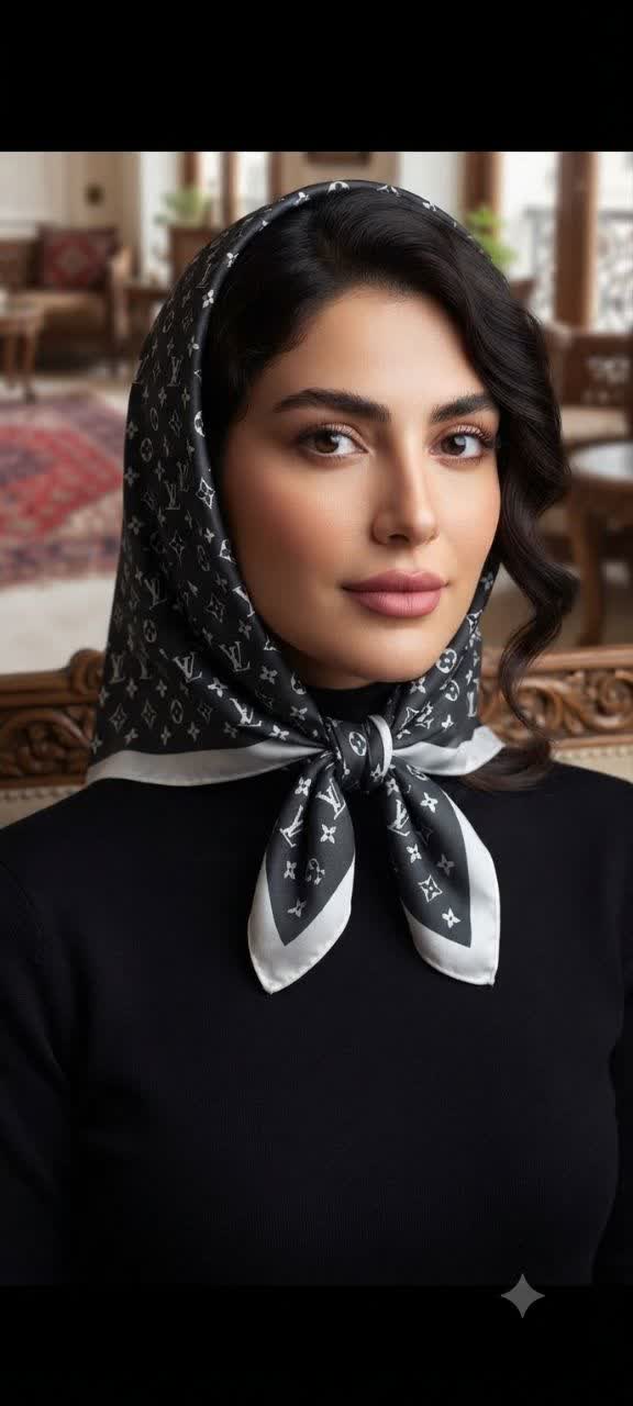 مینی اسکارف نخی اعلا قواره ۷۰