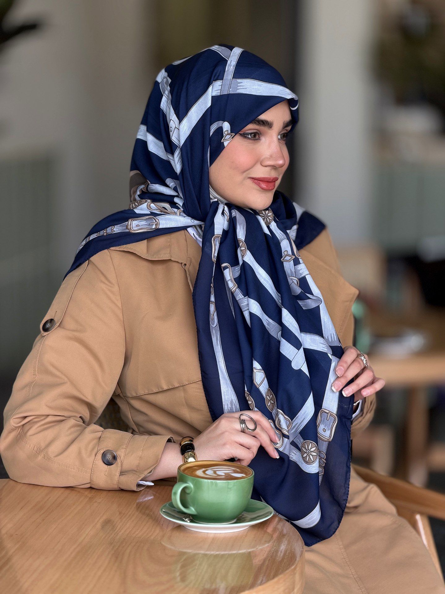 روسری   نخی مونو قواره ۱۲۵
